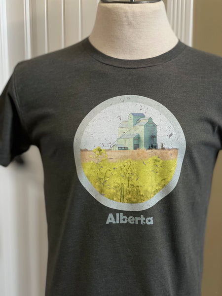 Alberta Prairies Mens Unisex Retro T-Shirt